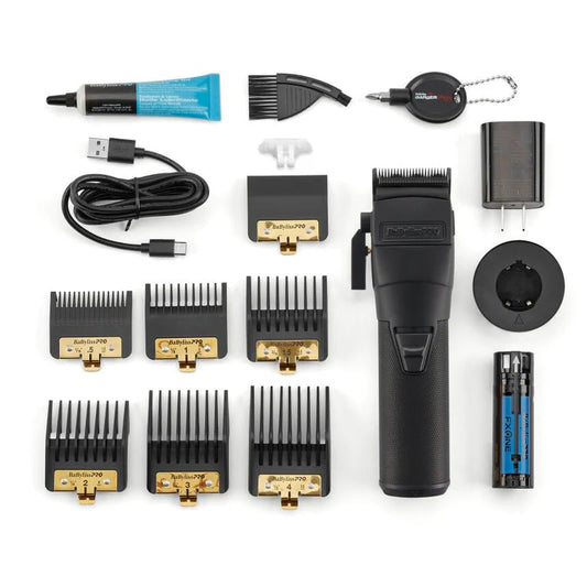 BaByliss PRO FXONE BlackFX Clipper (FX899MB), Trimmer (FX799MB), & Shaver (FX79FSMB) SET