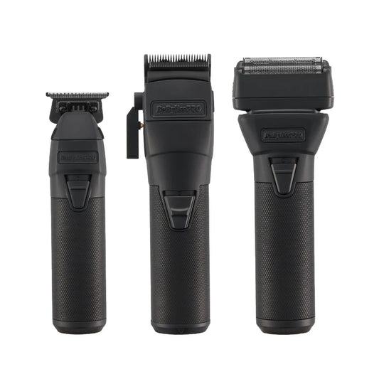BaByliss PRO FXONE BlackFX Clipper (FX899MB), Trimmer (FX799MB), & Shaver (FX79FSMB) SET